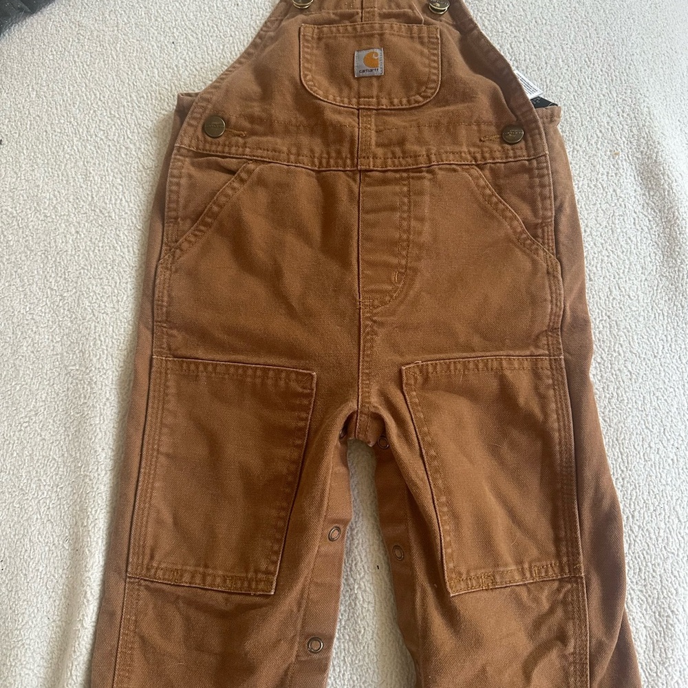 Carhartt Kids Tan Overalls